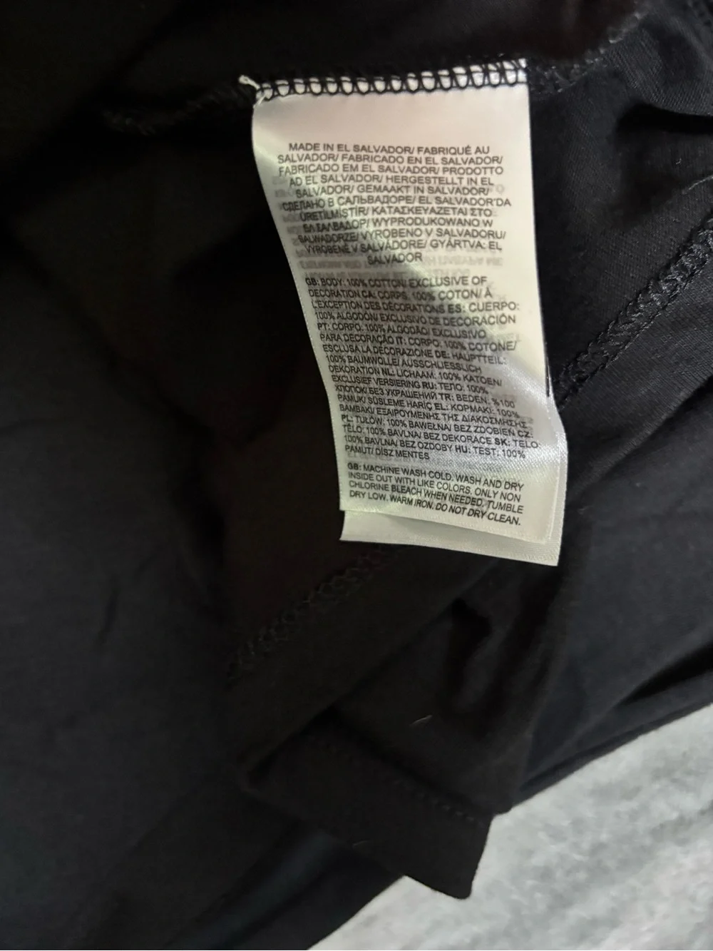 NWT The North Face Womens Throwback Short Sleeve Tee Black/White Logo Size XL - Picture 8 of 8